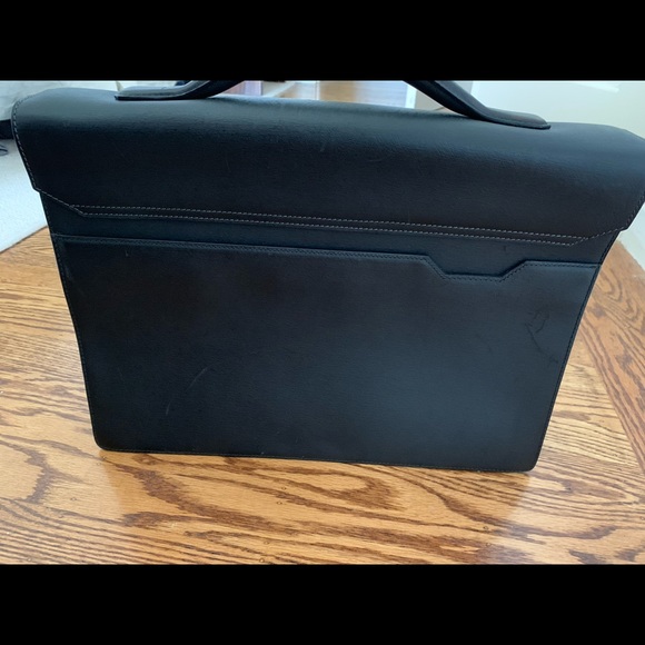 Dunhill Double-Clasp, Full-Size Gunmetal Briefcase - Picture 5 of 7